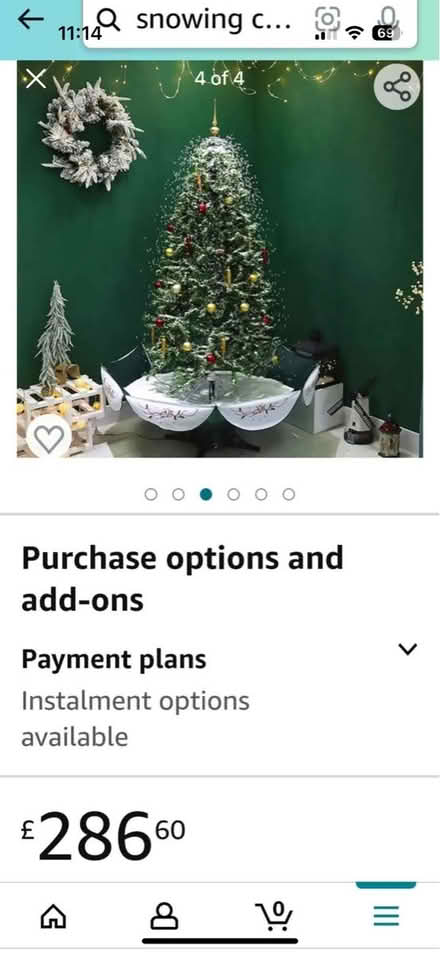 Photo of free Snowing Christmas tree (Basildon, SS13) #3