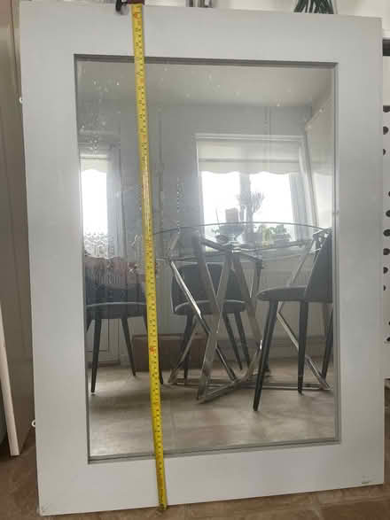 Photo of free Grey framed mirror (Dublin 18) #1