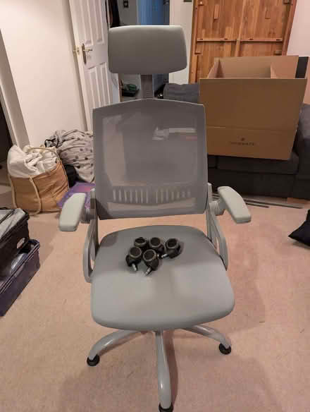 Photo of free argos office chair gray (Tattenhoe MK4) #1