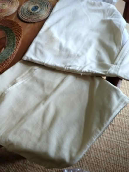 Photo of free 2 x identical stripped cushions 45cm x 45cm (Nether Edge S7) #2