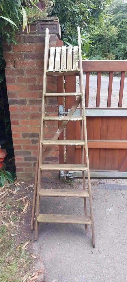 Photo of free Retro wooden ladder (Kinver DY7) #1