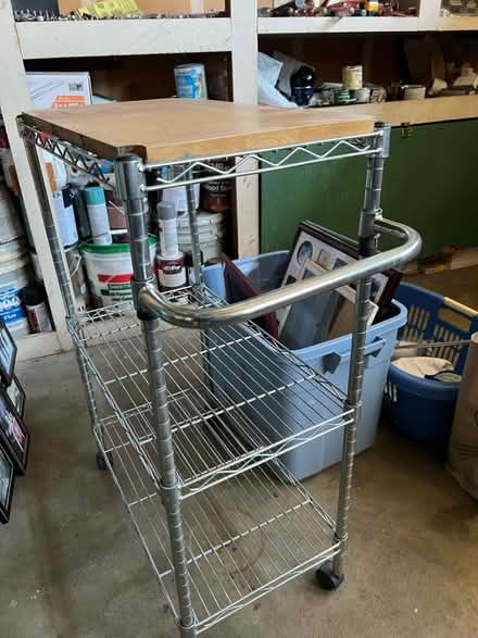 Photo of free Wheeled cart with shelves (Near Ortega Park) #1
