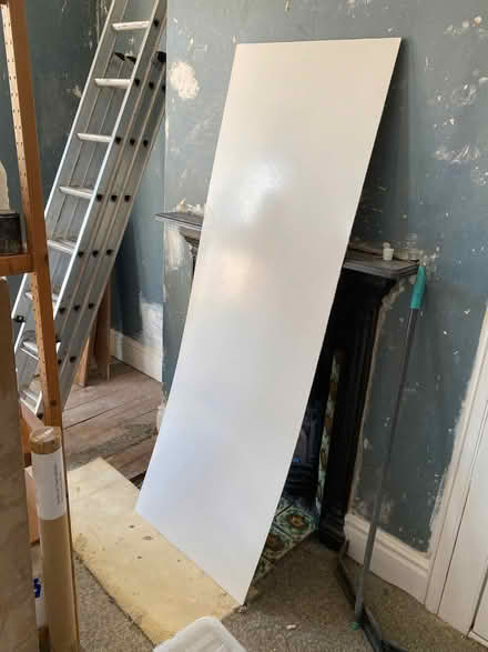 Photo of free Single sheet of hardboard, painted white on one side (Eastbourne BN21) #1