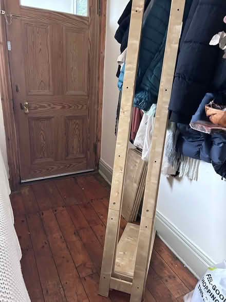Photo of free IKEA light wood open back bookshelf (Sandy Lane BD15) #1