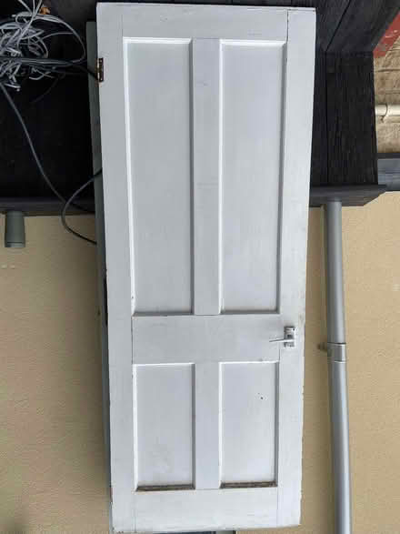Photo of free White painted interior Victorian panel door (Forest Green GL6) #1