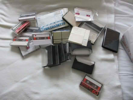 Photo of free Audio cassettes, cases, index cards - ready for re-use (Clough) #1