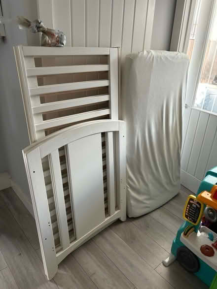 Photo of free Wooden cot (Basildon, SS13) #1