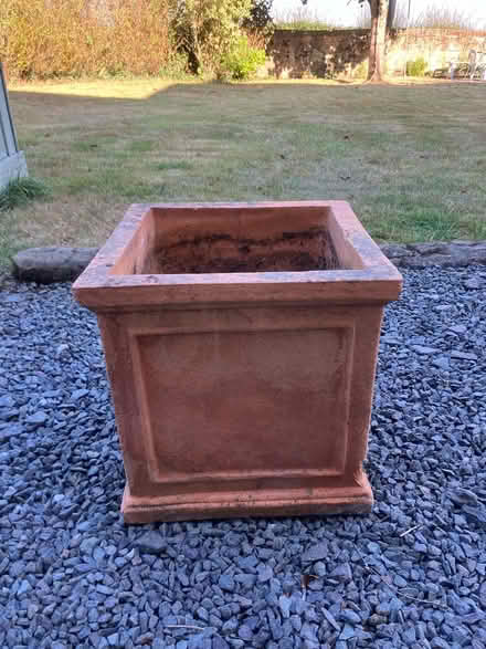 Photo of free Terracotta pot 14” square (Swarkestone) #1