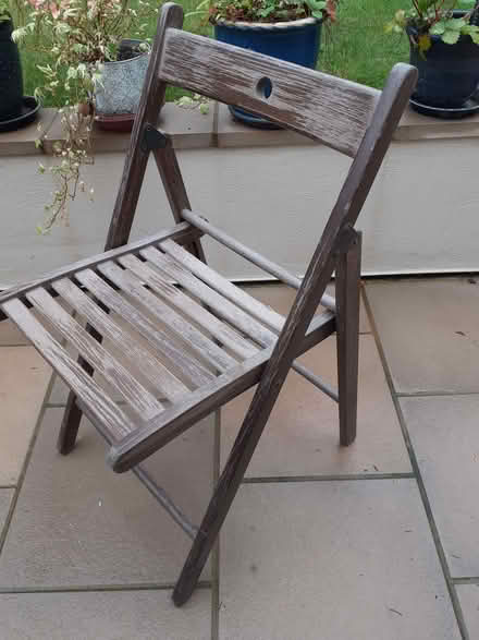 Photo of free IKEA Timber folding garden chairs. (The Camp AL1) #1