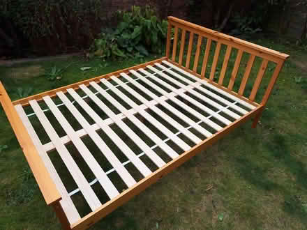 Photo of free Pine Double bed (Hanwell Fields OX16) #2