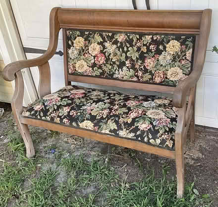 Photo of free Antique Settee (South Stafford) #1
