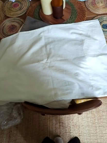 Photo of free Single cream pillowcase (Nether Edge S7) #1