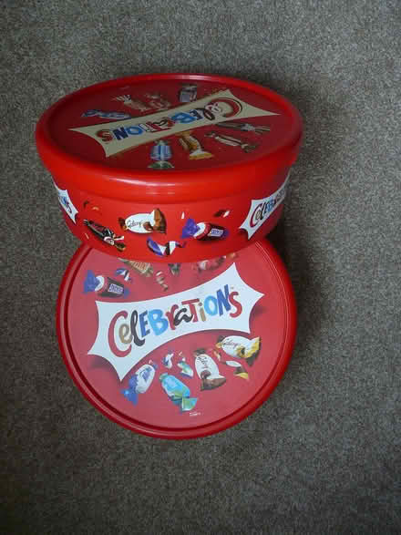Photo of free 2 plastic celebration, cake boxes (Great Moor SK7) #1