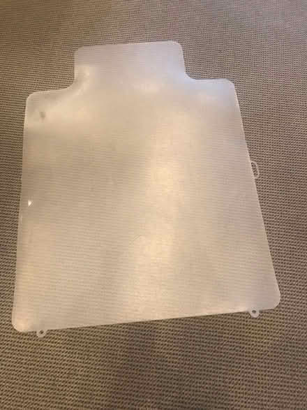 Photo of free Desk chair mat (San Anselmo near Andronico’s) #1