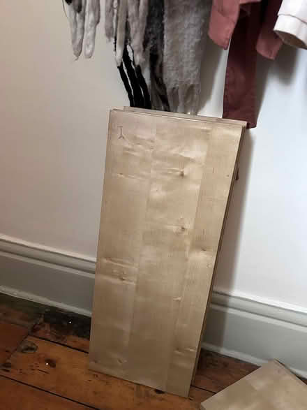 Photo of free IKEA light wood open back bookshelf (Sandy Lane BD15) #2