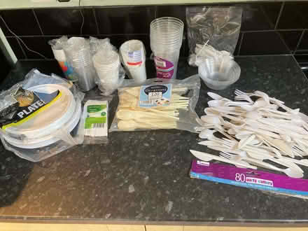 Photo of free Partyware plates, cutlery, cups (Yarnton OX5) #1