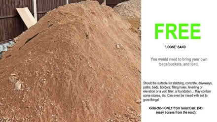 Photo of free sand (Hamstead B43) #1