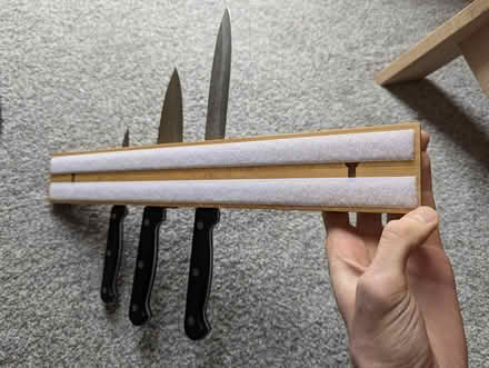 Photo of free Magnetic Wooden Knife Holder (RG30 2PG) #2