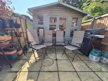 Photo of free Set of 4 Garden Chairs (CT9) #1