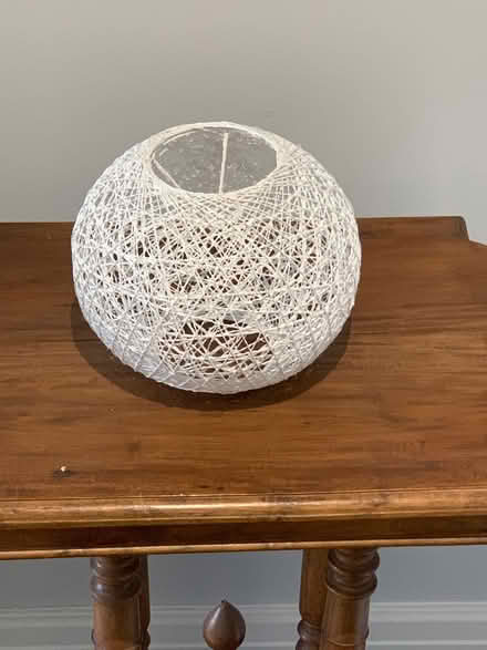 Photo of free White mesh lamp shade (Ruddington NG11) #1