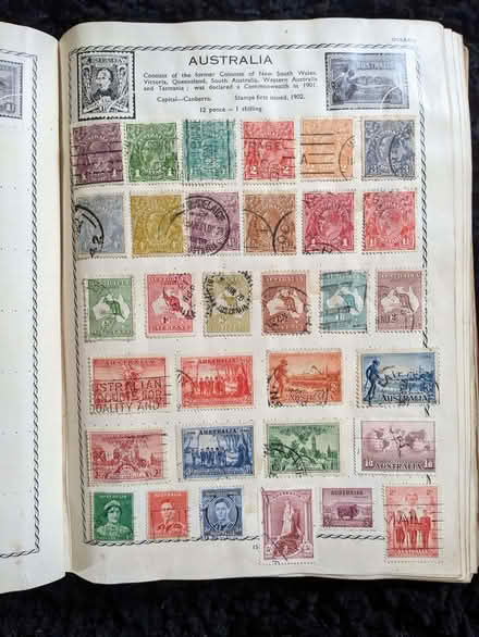 Photo of free Various stamps in album (Petersfield Ward CB1) #2