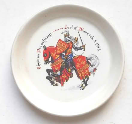 Photo of free earl of warwick plaque or dish (Glasgow G43) #1