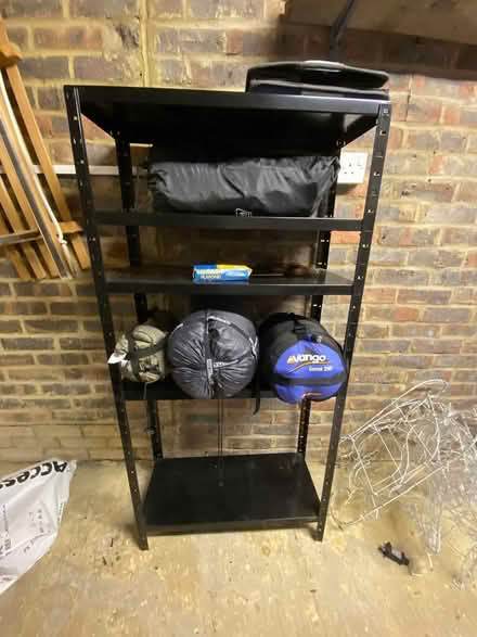 Photo of free Tall Metal Shelf Unit (Merrow GU1) #1