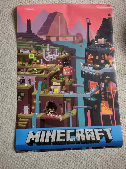Photo of free Large A2? Minecraft poster (Addiscombe CR0) #1