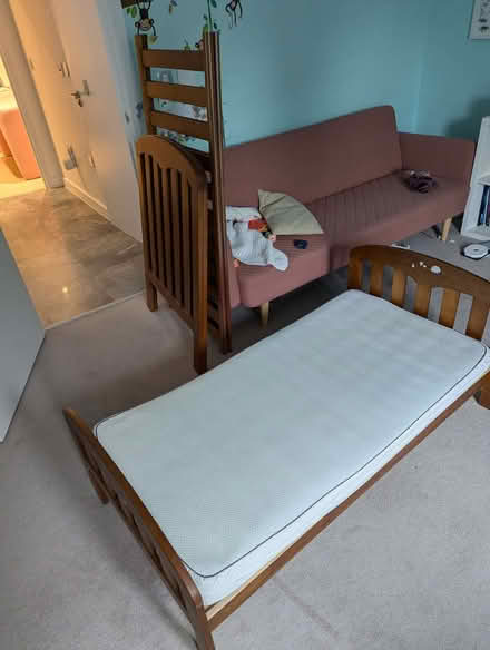 Photo of free John Lewis Cotbed with mattress (Canonbury N1) #1