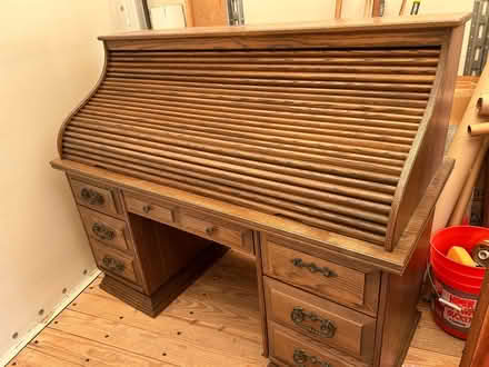 Photo of free Oak Roll Top Desk (Walnut Creek) #2