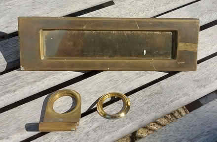 Photo of free Letterbox plate plus door-pull (Headington OX3) #1