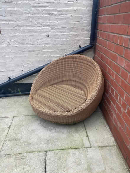 Photo of free Wicker Seat (Rockliffe) #1