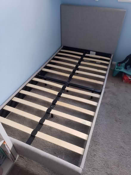 Photo of free X2 single grey beds (Woking) #1