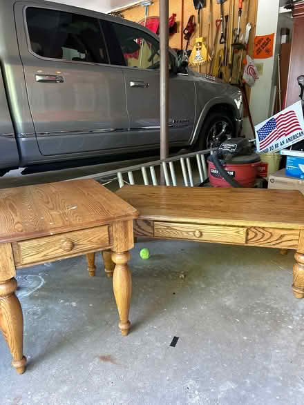 Photo of free Oak end & coffee table (St charles il) #1
