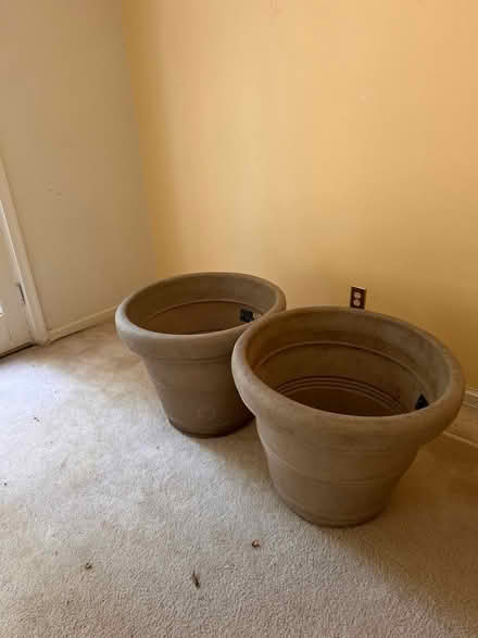 Photo of free Two large 27” planters (Chevy Chase MD) #2