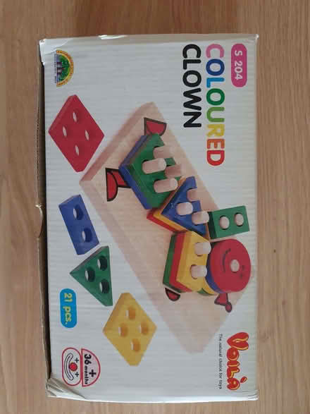 Photo of free Wooden clown toy (Warden Hill GL51) #1