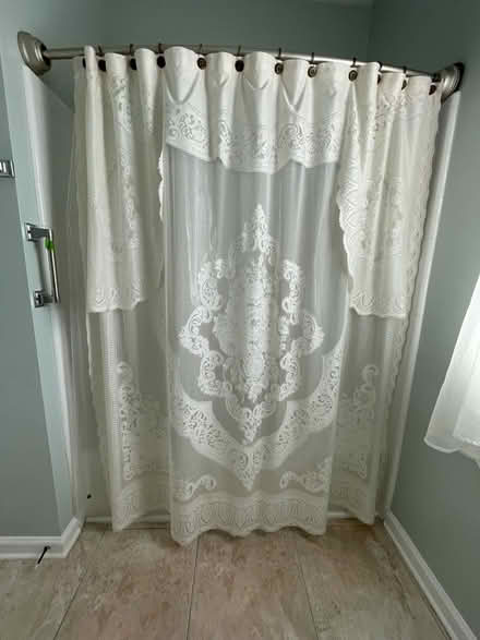 Photo of free Lace shower curtain (Piedmont SC) #1