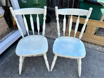 Photo of free Kitchen table, 2 chairs, 3 leaves (Walnut Creek) #3