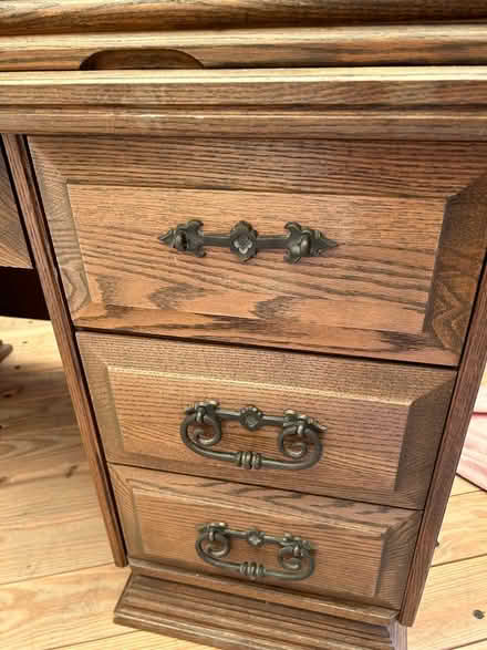 Photo of free Oak Roll Top Desk (Walnut Creek) #4