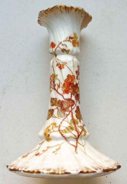 Photo of free limoges candlestick, part restored (Glasgow G43) #2
