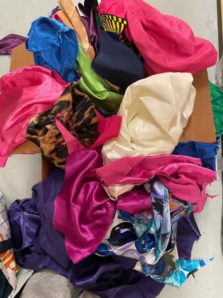 Photo of free Satin Fabric scraps (Chelsea, ny) #1