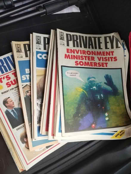 Photo of free Private eye magazine's (Altofts WF6) #1