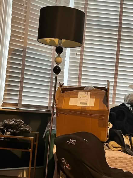 Photo of free 2 tall black lamps (CR2) #2