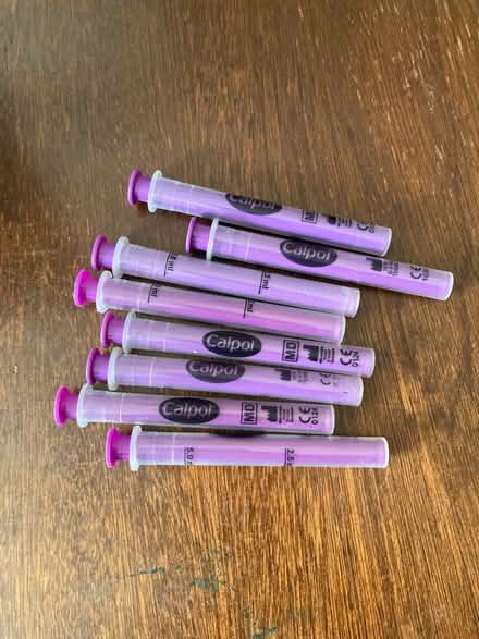 Photo of free Calpol syringes (High Wood, Lancaster) #1