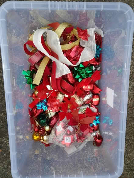 Photo of free Christmas decorations and bows etc (Darlington) #3