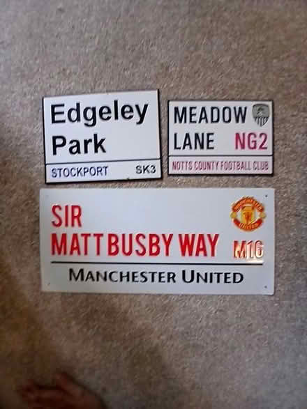 Photo of free Football signs (Albert Park M20) #1