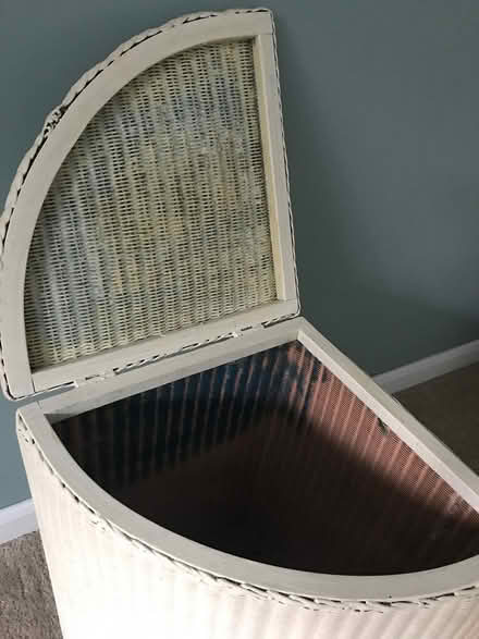 Photo of free Lloyd loom linen box (Waterlooville PO7) #2