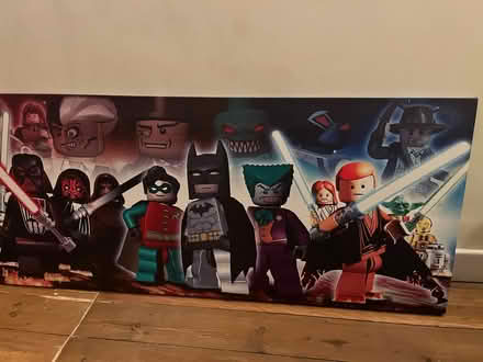 Photo of free Large Lego heroes canvas (Greenhill, S8) #1