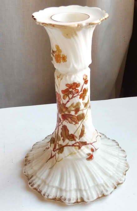 Photo of free limoges candlestick, part restored (Glasgow G43) #1