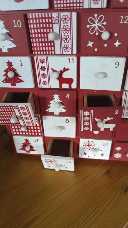 Photo of free Wooden advent calendar (Emneth) #2